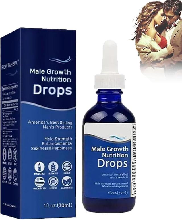 Szdkv Revitahepa Male Growth Nutrition Drops, Complex Men's Drops, Super-Potent, New, 30ml Complex Mens Drops Blue Direction Benefit Drops for Men ... on Productcaster.