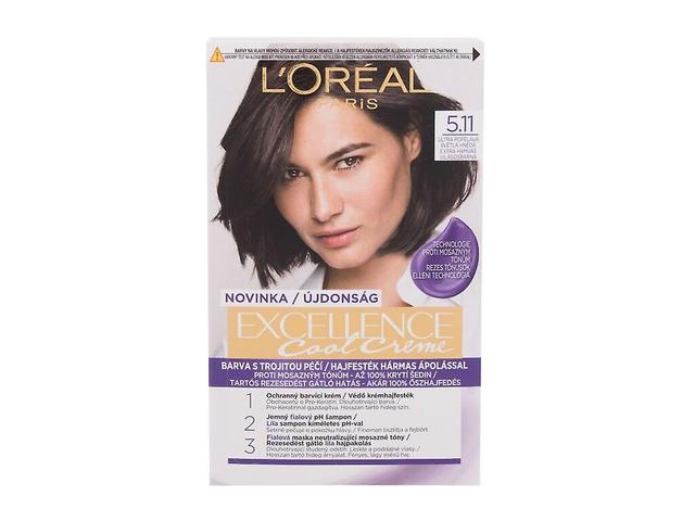 L'Oréal Paris - Excellence Cool Creme 5,11 Ultra Ash Light Brown - For kvinner, 48 ml on Productcaster.