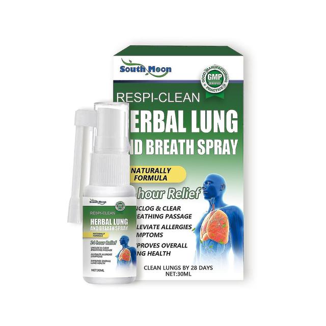 3x Lung Cleanse Mist, Herbal Lung And Breath Spray För Lungrengöring & Andningsstöd KR on Productcaster.