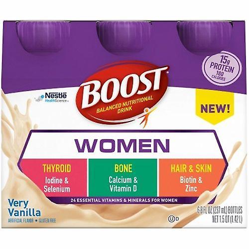 Nestle Healthcare Nutrition Boost Balanced Nutritional Drink for Women, Count of 6 (Pack of 6) on Productcaster.