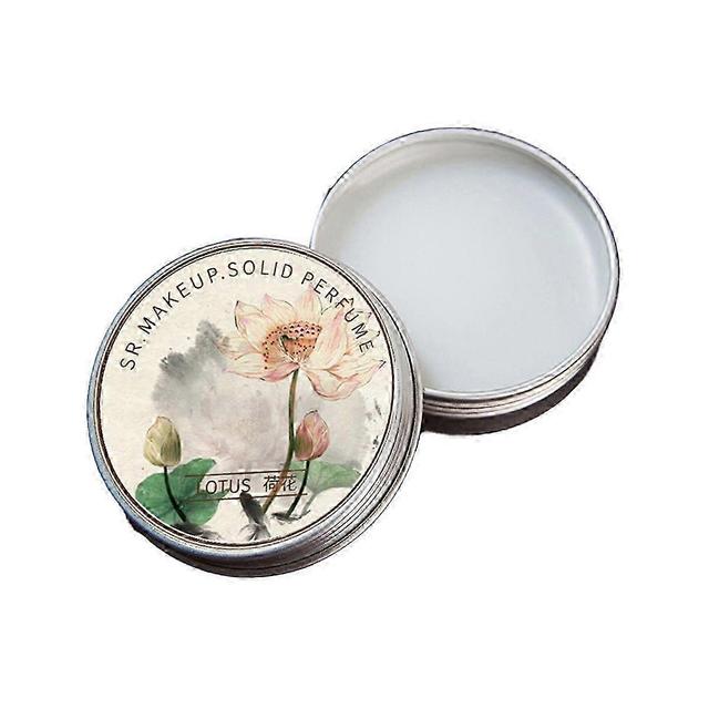 5 Pcs Women Solid Perfume Portable Solid Balm Long-Lasting Fragrances Elegant Female Solid Perfumes(Lotus) As Shown on Productcaster.