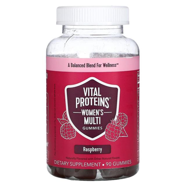 Vital Proteins Proteínas Vitais, Multi Gummies Femininas, Framboesa, 90 Gummies on Productcaster.