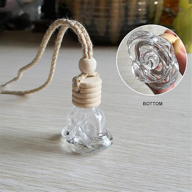 Jessup 1~10pcs Car Perfume Car Air Freshener Refill Smell Remover Fragrance Diffuser Rose shaped on Productcaster.