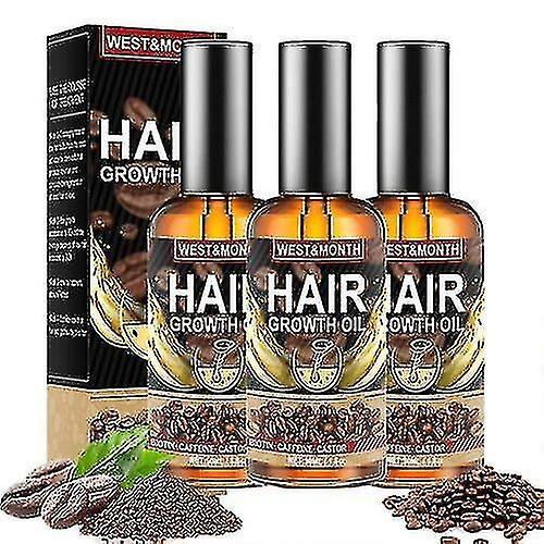 Caffeine Extra Strength Hair Growth Essential Oil 50ml Colour 3pcs | Fruugo Nz on Productcaster.