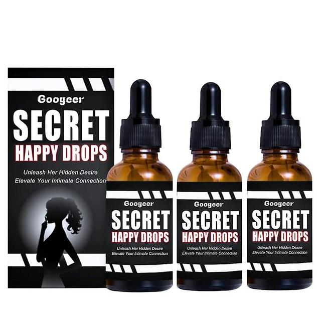 3x Secret Happy Drops, Pleasure Peak Oral Drops, Verbesserung der Sensibilität und des Vergnügens on Productcaster.