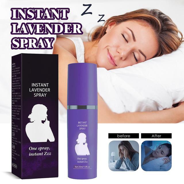 Frusde Instant Lavander Slaapspray, Lavendel Slaapspray Slaaphulp Spray Angst Verlichting, Lavendel Slaapspray Voor een betere nachtrust 2Pc's on Productcaster.