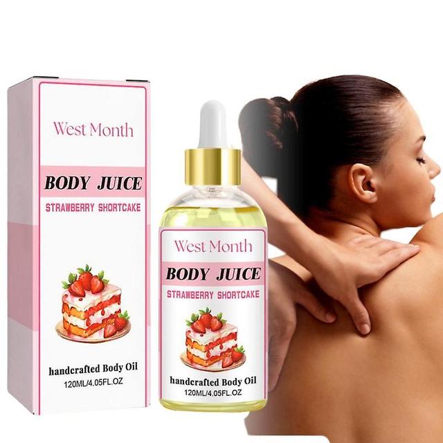 Body Juice Oil Strawberry Shortcake Fragrance Lighten Spots Diffuser Aroma Whitening Moisturizing Relaxing Massage Essential Oil 1PC on Productcaster.