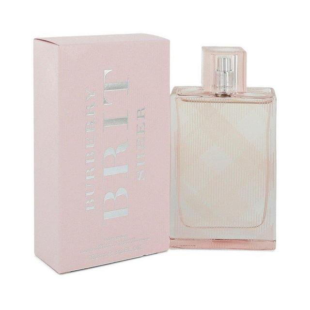 Burberry brit sheer por burberry eau de toilette spray 3.4 oz on Productcaster.