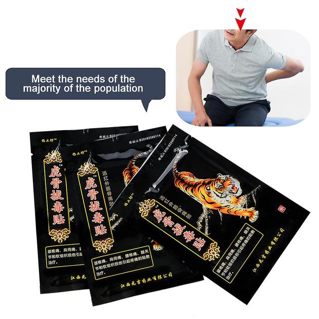 Qian 16pcs Tiger Balm Patch Chinese Herbal Extract Analgesic Sticker Rheumatoid Arthritis Joint Pain Relief Medical Plaster C1568 on Productcaster.