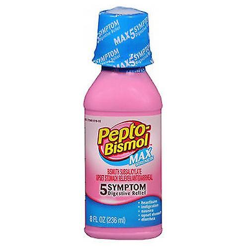 Pepto Bismol Pepto-Bismol Maximum Strength Liquid rivive mal di stomaco, 8 oz (confezione da 1) on Productcaster.