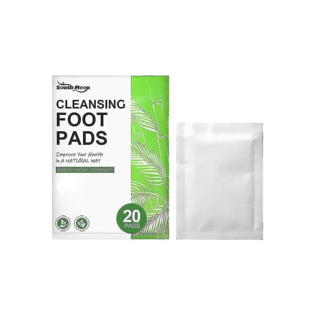 Patchs de pieds de charbon de bambou naturel Moisture Toxin Foot Patches 30pc/bag A B on Productcaster.