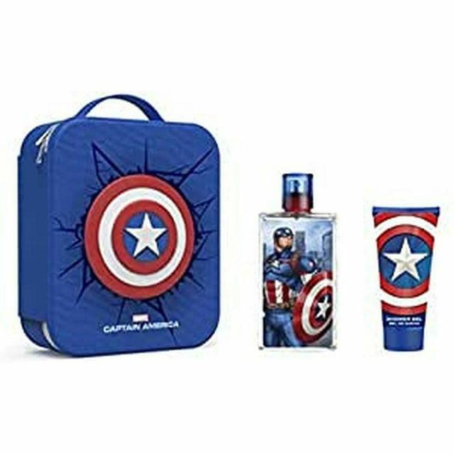 Child's Perfume Set Cartoon 1072801 EDT Captain America 2 Pieces 3 Pieces on Productcaster.