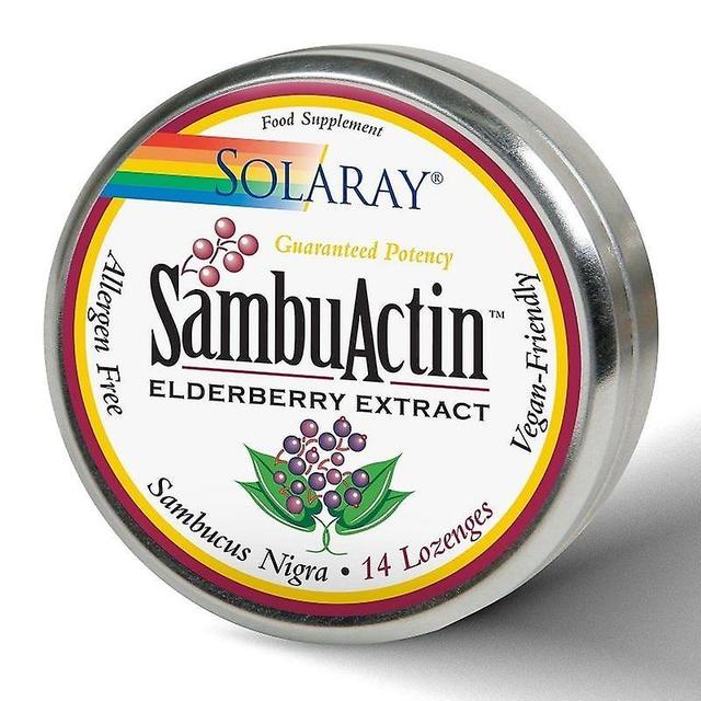 Solaray SambuActin Lozenges 14 (37816) on Productcaster.