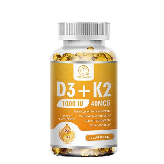 Tib Super Absorption Organic Vitamin D Vitamin K Capsule 1000iu Supports Heart Bones And Teeth Support Immune Health 30PCS on Productcaster.