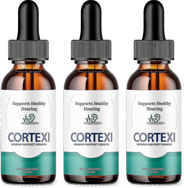 Cortexi Hearing Support Drops, Cortexi Ear Drops, Healthy Eardrum Bevordert auditieve helderheid Ondersteunt gezond horen 3pcs on Productcaster.