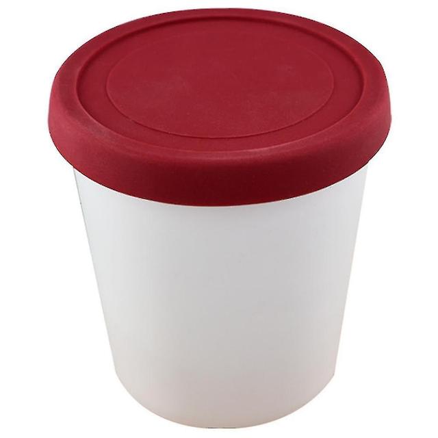 Ice Cream Containers For Homemade Ice Cream- Reusable Ice Cream Storag Red Large on Productcaster.