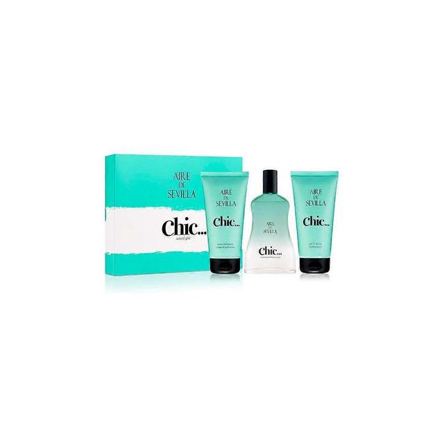 Est aire de sevilla chic eau de toilette for women 150ml + body gel 100ml + body lotion 100ml on Productcaster.