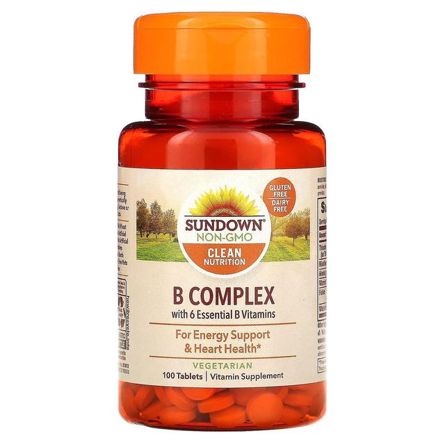 Sundown Naturals, B-Complex, 100 Tabletten on Productcaster.