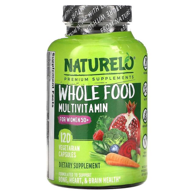 NATURELO, Whole Food Multivitamin for Women 50+, 120 Vegetarian Capsules on Productcaster.