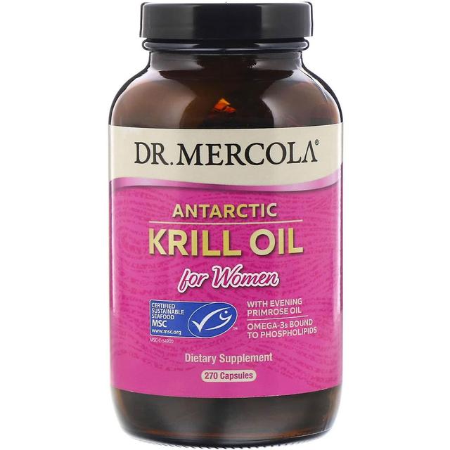 Dr. Mercola, Antarctic Krill Oil for Women, 270 Capsules on Productcaster.