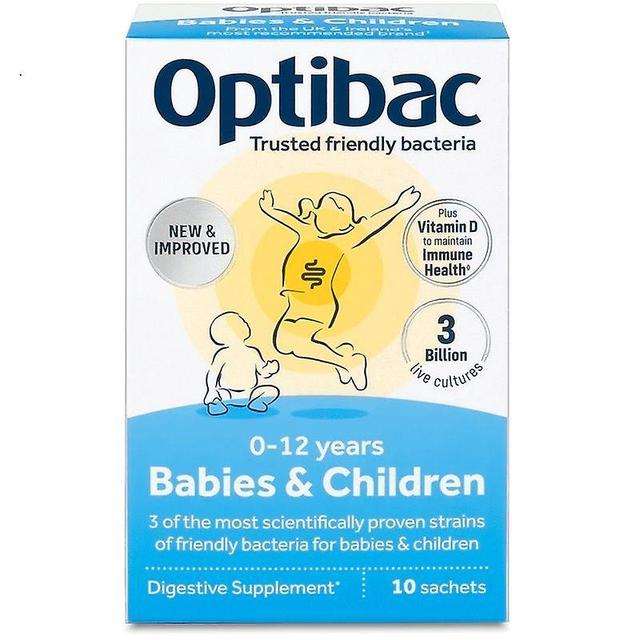 Optibac Bebés y Niños sobres 10 on Productcaster.