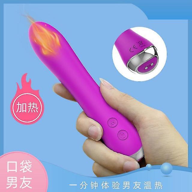 Sjioh Liten og bærbar håndholdt vibrator for kvinner med varmefunksjon lilla on Productcaster.