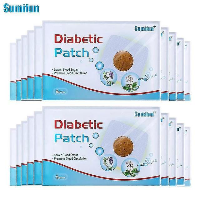 Money 120 tablets/20 bags Diabetes treatment patch Natural herbal belly button patch to reduce high on Productcaster.