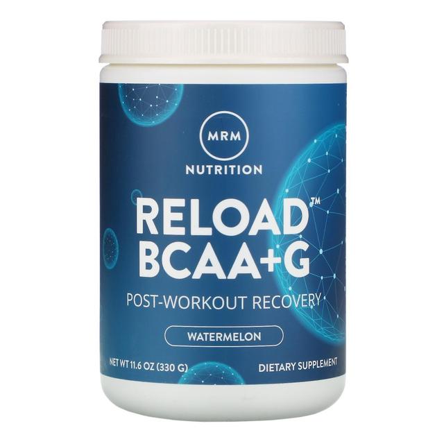 MRM, Reload BCAA + G, Efter träningen Återhämtning, Vattenmelon, 11,6 oz (330 g) on Productcaster.