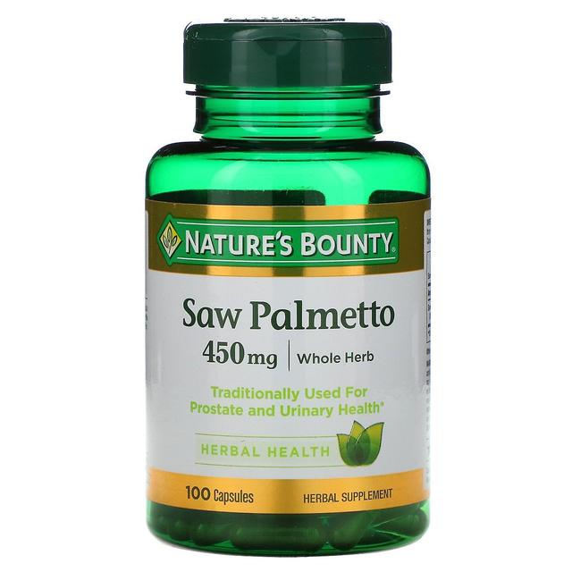 Natures Bounty Naturens Bounty, Saw Palmetto, 450 mg, 100 Kapsler on Productcaster.