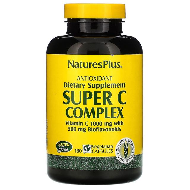 Nature's Plus, Super C Complex, 180 Vegetarian Capsules on Productcaster.