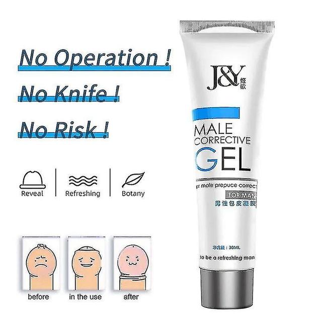 Male Foreskin Phimosis Correction Care Gel Head Physical Prepuce Improve Liquid for Man Natural Plant Essence Gel Coolant1pcs on Productcaster.