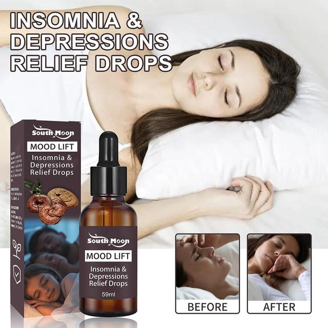 Antbaba Mood Lift Drops, Cogumelos complexo insônia & depressões alívio gotas, suplemento de serotonina para humor, sono, e relaxamento 2pcs on Productcaster.