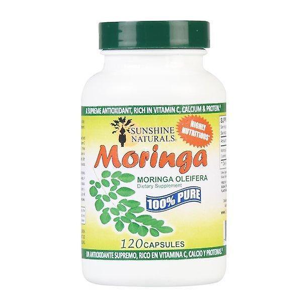 Sunshine Naturals Hispanic 100% pure moringa vitamins capsules, 120 count on Productcaster.