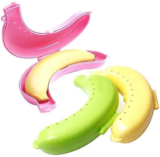 Fun Banana Box, 3 Pack Banana Safe (bpa Free), Banana Storage Box Banana, Banana on Productcaster.