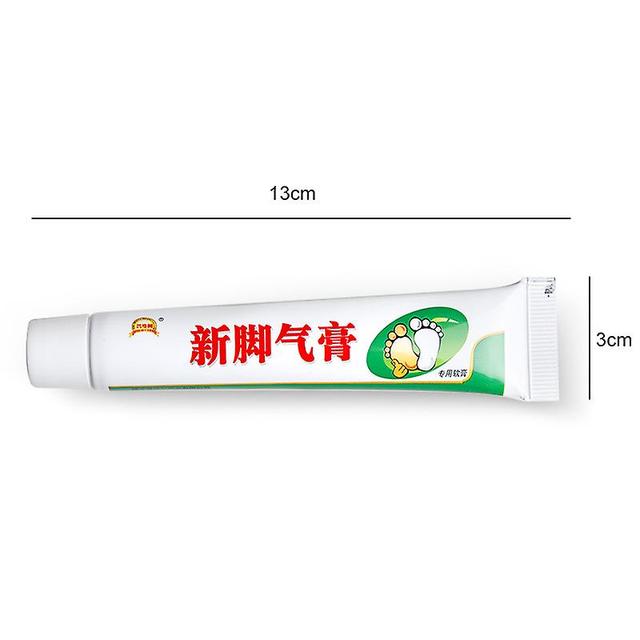 Qian 10pcs Beriberi Treatment Cream Athlete's Foot Antibacterial Cream Remove Sweat Odor Erosion Anti-itching Herbal Medical Plaster 10pcs without box on Productcaster.