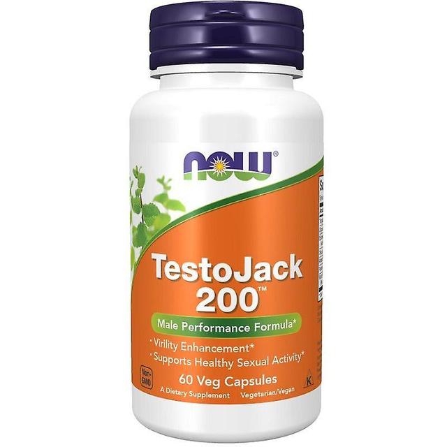 NOW Foods NU Voedingsmiddelen TestoJack 200 Capsules 60 on Productcaster.