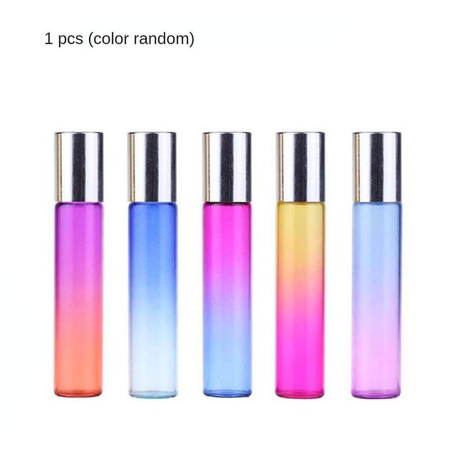 1/3/5pcs Refillable Perfume Bottle Stainless Steel Roller 10ml Perfume Bottle Silver cover payment on Productcaster.