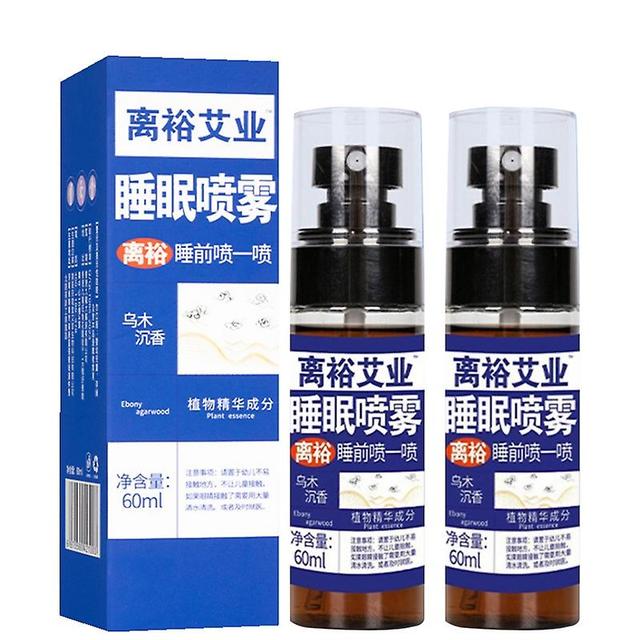 2st Wu Mu Chen Xiang Sleep Mist Ebenholts Agarwood Sleep Spray Somna snabbt 60ml on Productcaster.