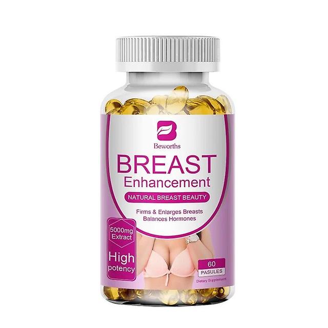 Visgaler Breast Enlargement Capsules Papaya Pueraria Lobata Breast Growth Breast Development Restore Elasticity Plump For Women 60pcs on Productcaster.