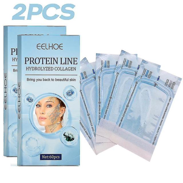 120pcs Fil De Protéine Sans Aiguille Ligne De Protéine D’or Collagène Absorbable Pour Lifting Du Visage Anti Vieillissement Hyaluronique Resserreme... on Productcaster.