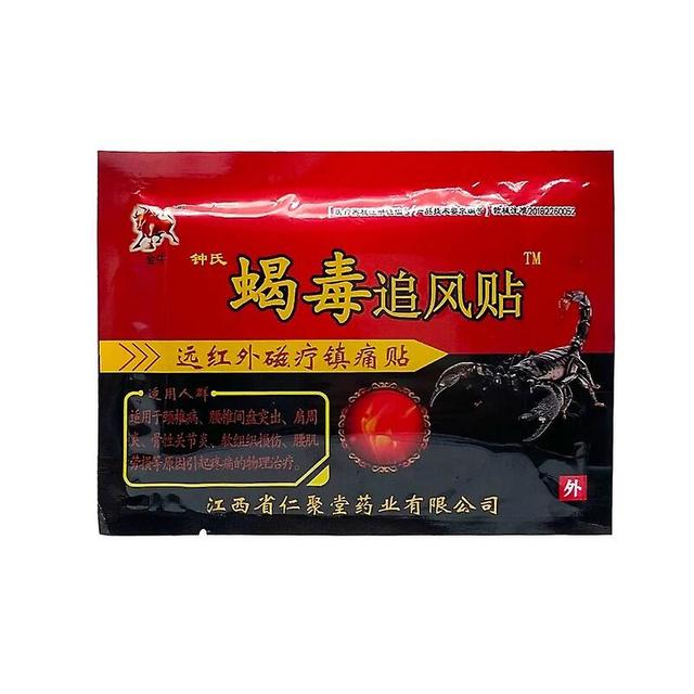 Hywell 120Pcs Neck Pain Relief Patch Scorpion Venom Extract Chinese Medical Plaster Rheumatoid Joint Inflammation Relieving Sticker C 120pcs-15 bags on Productcaster.