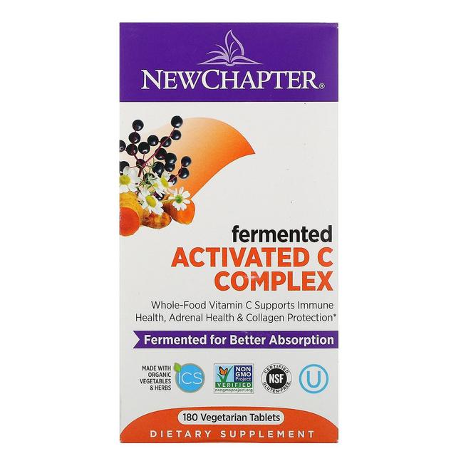 New Chapter, Fermented Activated C Complex, 180 Vegetarian Tablets on Productcaster.