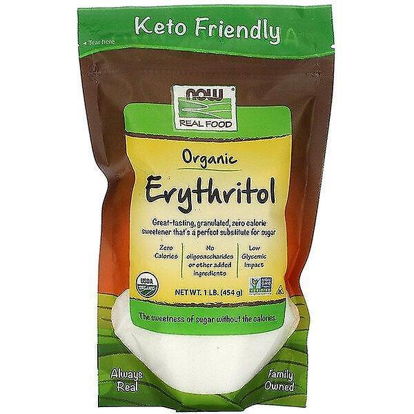 Now Foods, Real Food, orgaaninen erytritoli, 1 lb (454 g) on Productcaster.