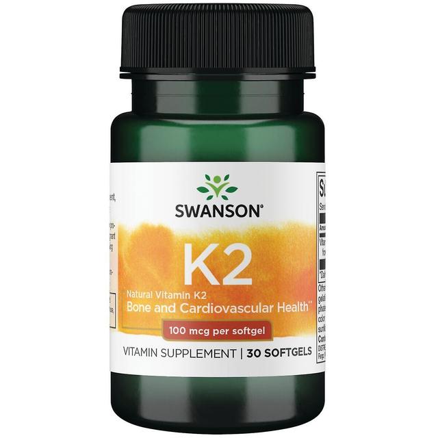 Swanson Vitamin K2 Natural 100 mcg 30 Softgels on Productcaster.