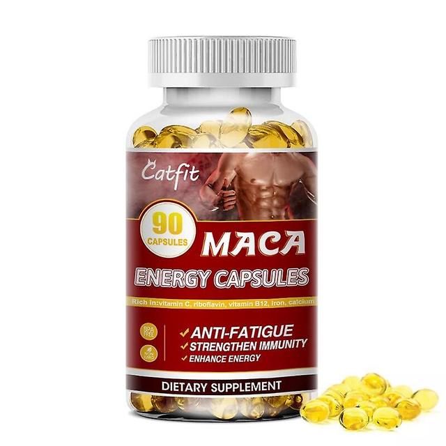 Catfit Herbel Maca Extract & Ginseng Keep Energetic Capsules Resist Fatigue Trace Element Male Enhancement Supplementhuamade Huamade 60pcs on Productcaster.