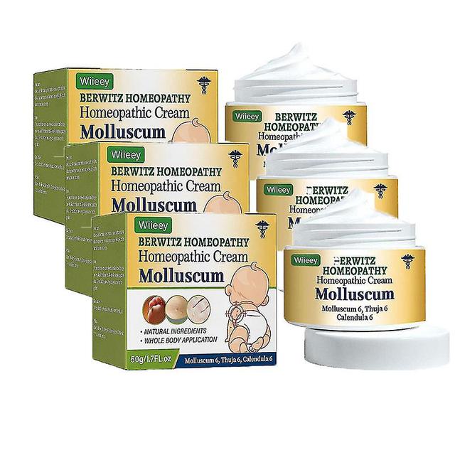 Molluscum Warts Homeopathy Cream & Remedy Granules Kit - Safe & Effective Treatment For Babies, Children & Adults 3pcs on Productcaster.