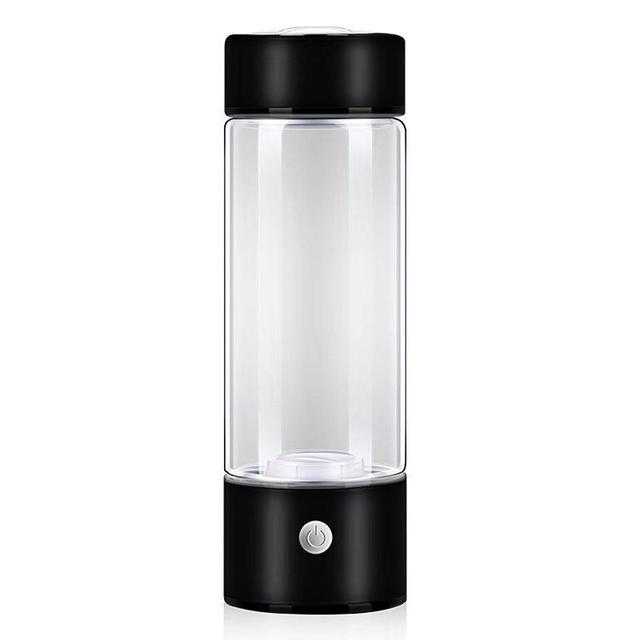 420ML Portable Hydrogen Water Bottle Rechargeable Rich in Antioxidants Improve Muscle Soreness Fatigue Promote Metabolism Water Bottle Tianyuhe Black on Productcaster.