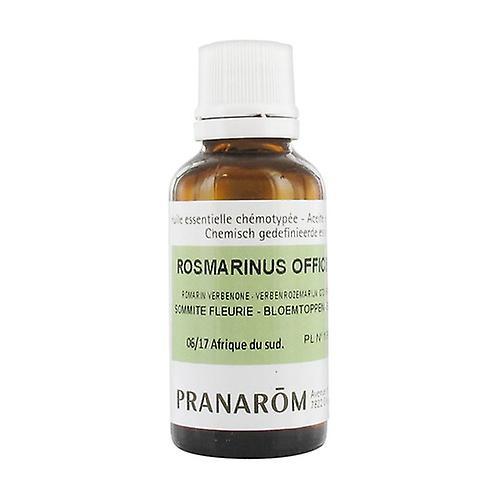 Pranarôm Rosemary chemotyped essential oil with verbenone - organic flowering top 30 ml of essential oil on Productcaster.