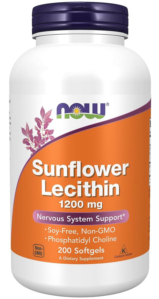 NOW Foods Sonnenblumenlecithin 1.200 mg 200 Weichkapseln on Productcaster.