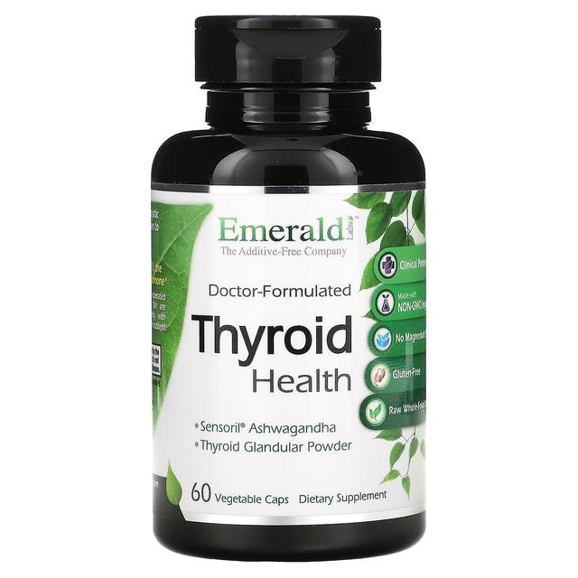 Emerald Laboratories, Thyroid Health, 60 Vegetable Caps on Productcaster.